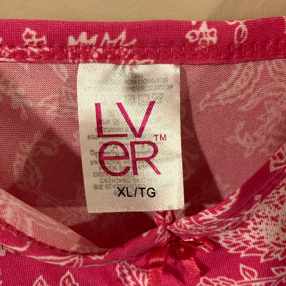 La Vie En Rose Pink Floral Chemise NWOT - Picture 2 of 7